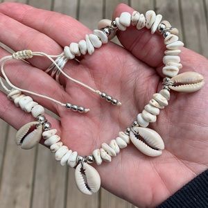 Cowrie Shell Adjustable Anklet